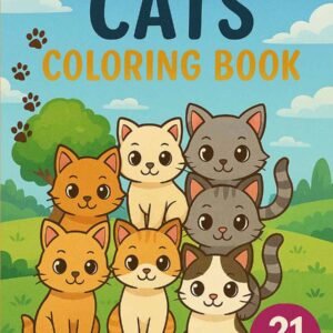 Kitten's Adventures - 21 Cat Coloring Pages