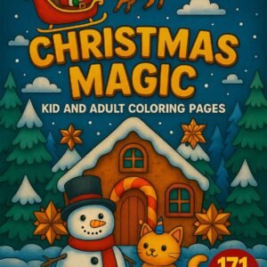 Christmas Magic – 171 Holiday-Themed Coloring Pages