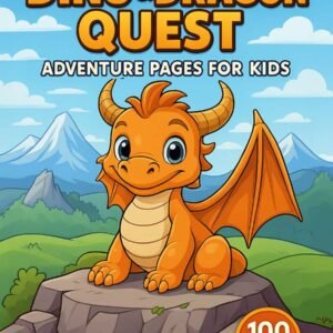 Dino & Dragon Quest – 100 Adventure Pages for Kids