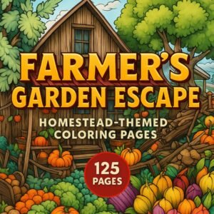 Farmer’s Garden Escape – 125 Homestead-Themed Pages