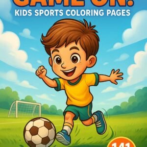 Game On! – 141 Sports & Activities Coloring Pages for Kids