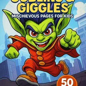 Goblins & Giggles – 50 Mischievous Pages for Kids