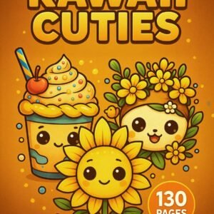 Kawaii Cuties – 130 Adorable Everyday Object Coloring Pages