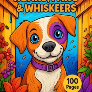 Roars, Paws & Whiskers - 100 Kids Coloring Pages