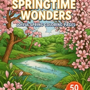 Springtime Wonders – 50 Joyful Coloring Pages