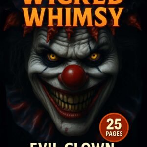Wicked Whimsy – 25 Evil Clown Coloring Pages