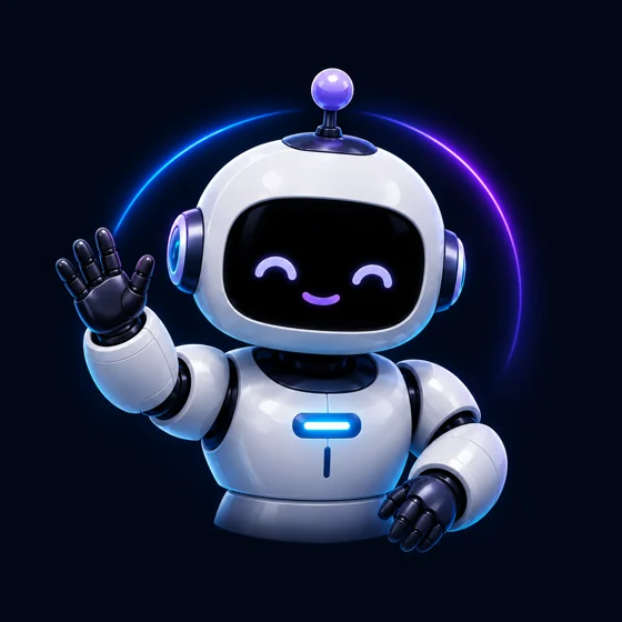 Stredy’s robot waving hello
